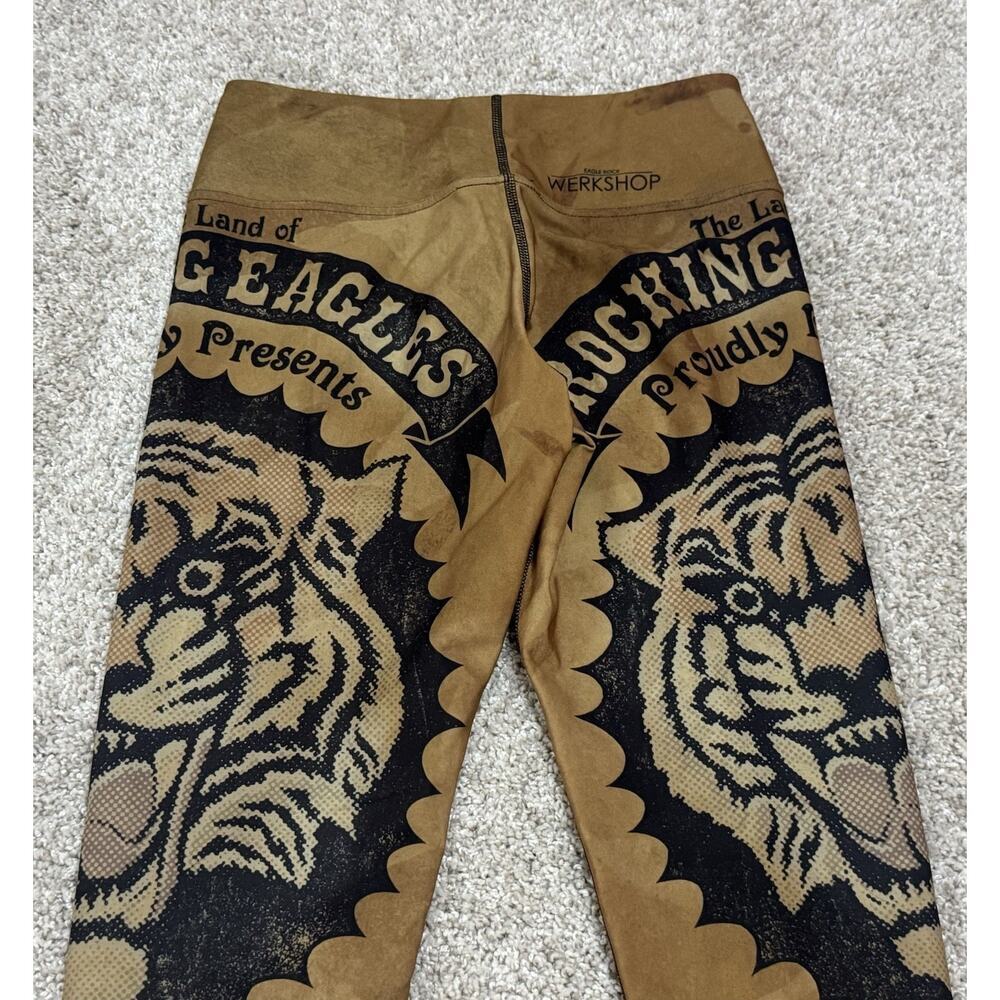 Eagle Rock Werkshop Tiger Circus Full Length Triathlon Leggings Size Small - Picture 8 of 10